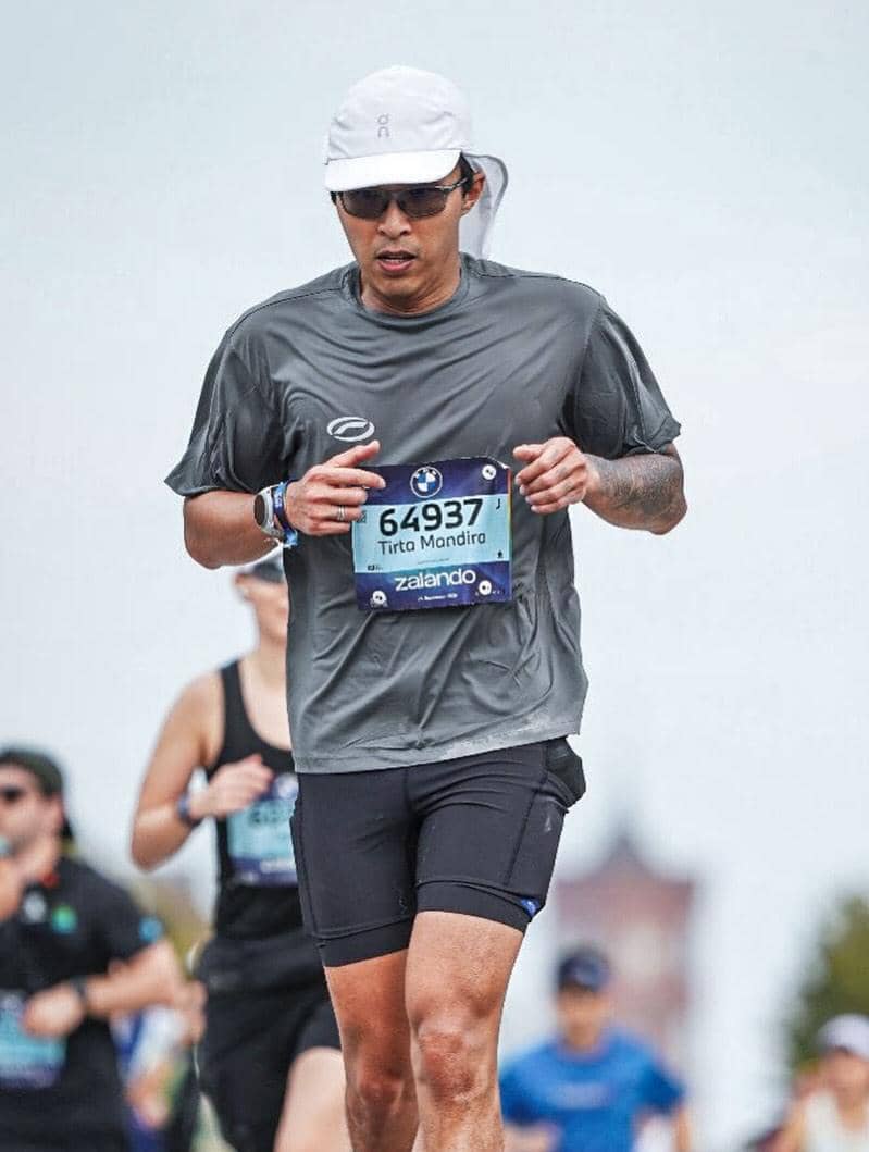 artis yang mengikuti Berlin Marathon 2025