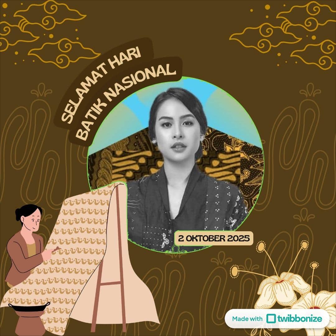twibbon hari batik nasional 2025
