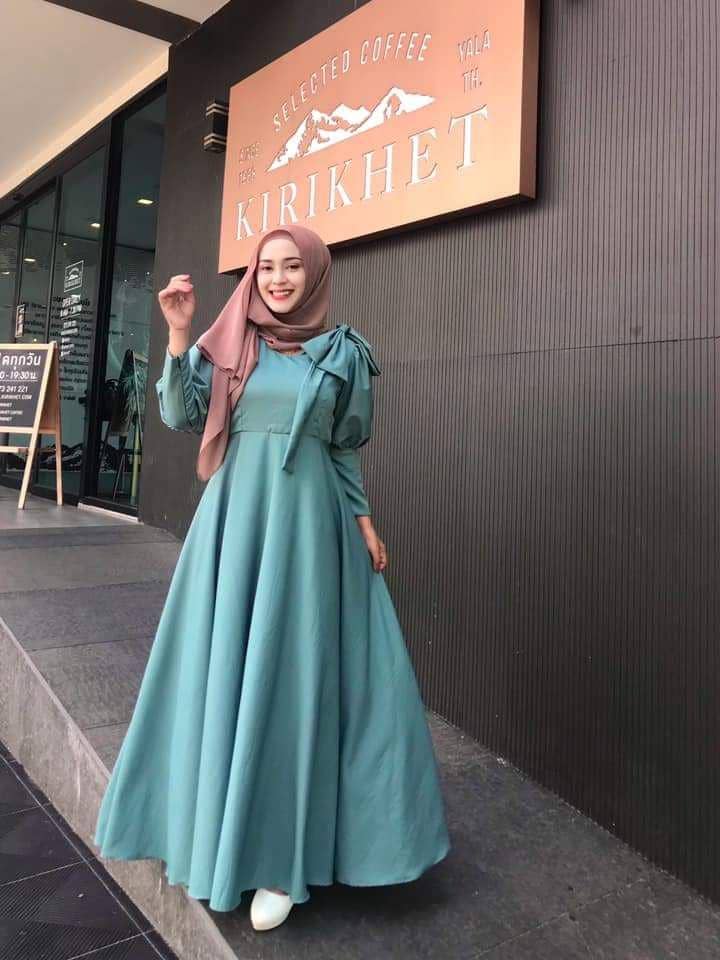 baju warna tosca cocok dengan jilbab warna apa
