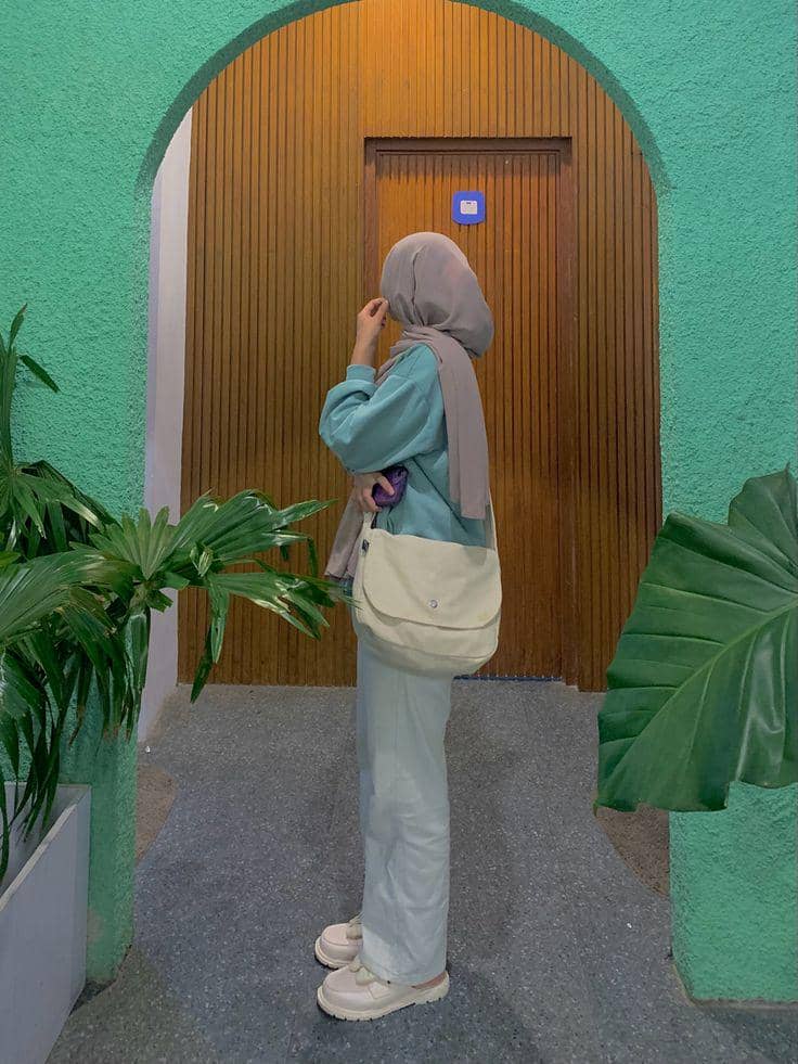 baju warna tosca cocok dengan jilbab warna apa