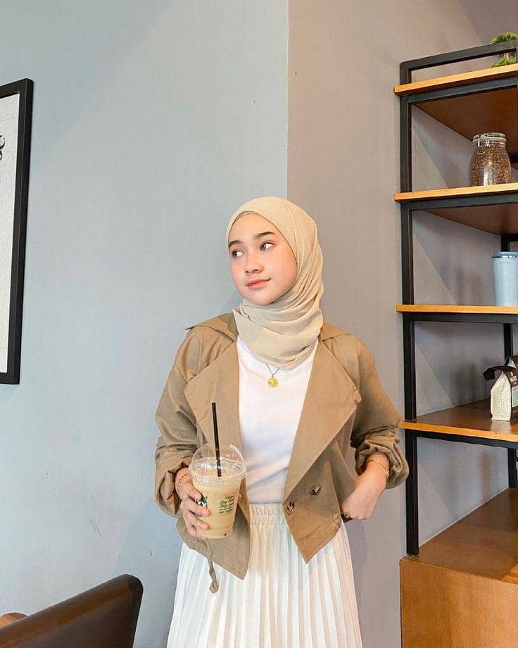 cara agar jilbab tetap rapi