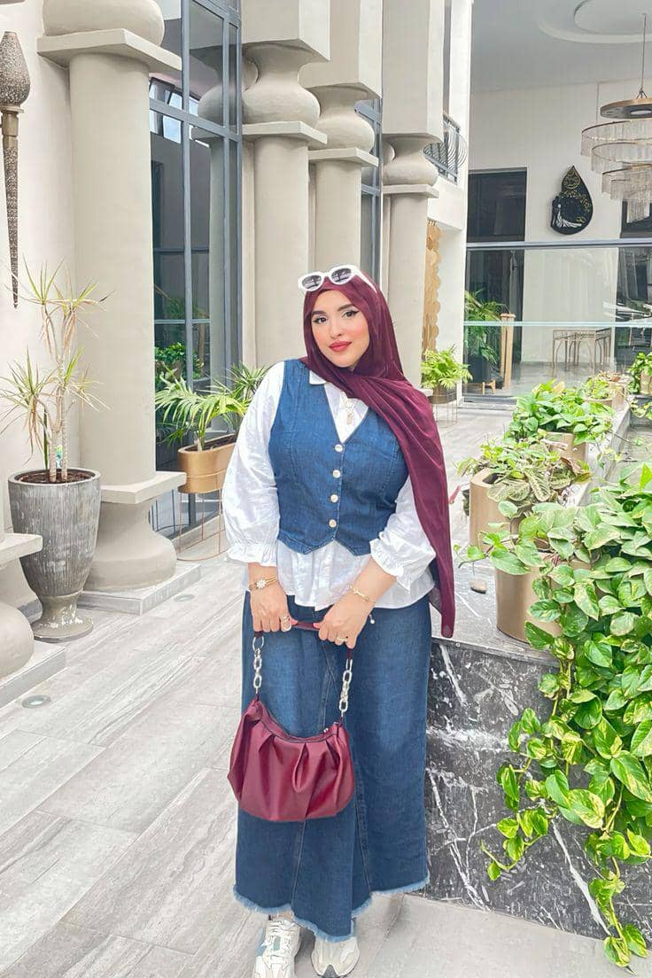 Hijab Maroon