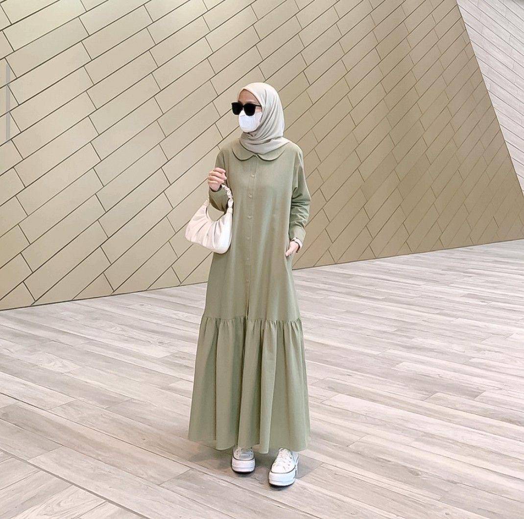 Hijab hijau muda