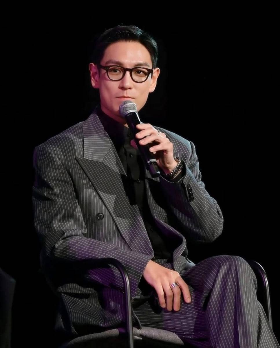 T.O.P saat melakukan promosi serial Netflix Squid Game 2. (instagram.com/ttt)