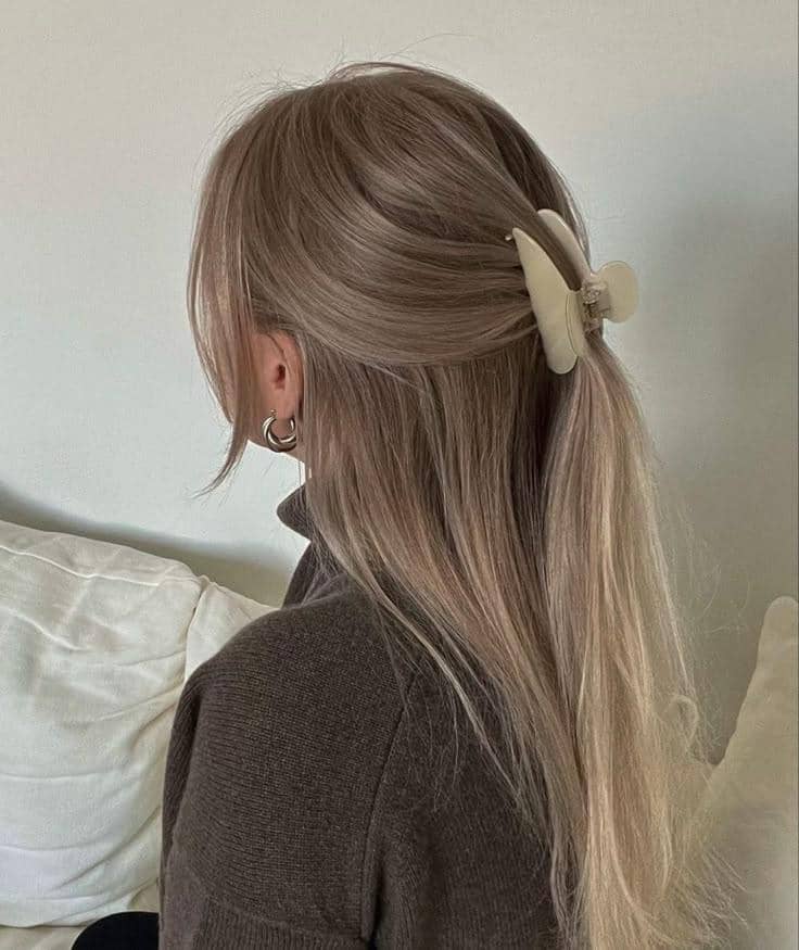 warna rambut ash blonde
