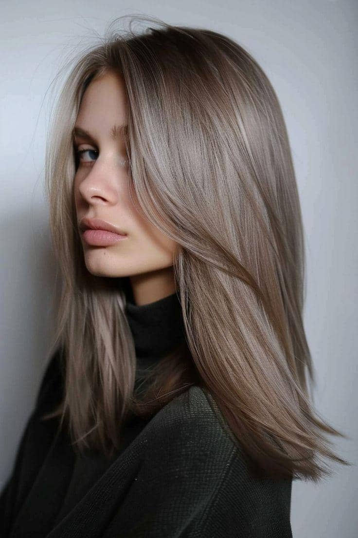warna rambut ash blonde