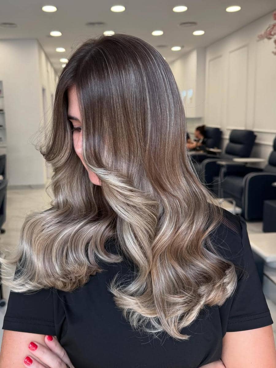 warna rambut ash blonde