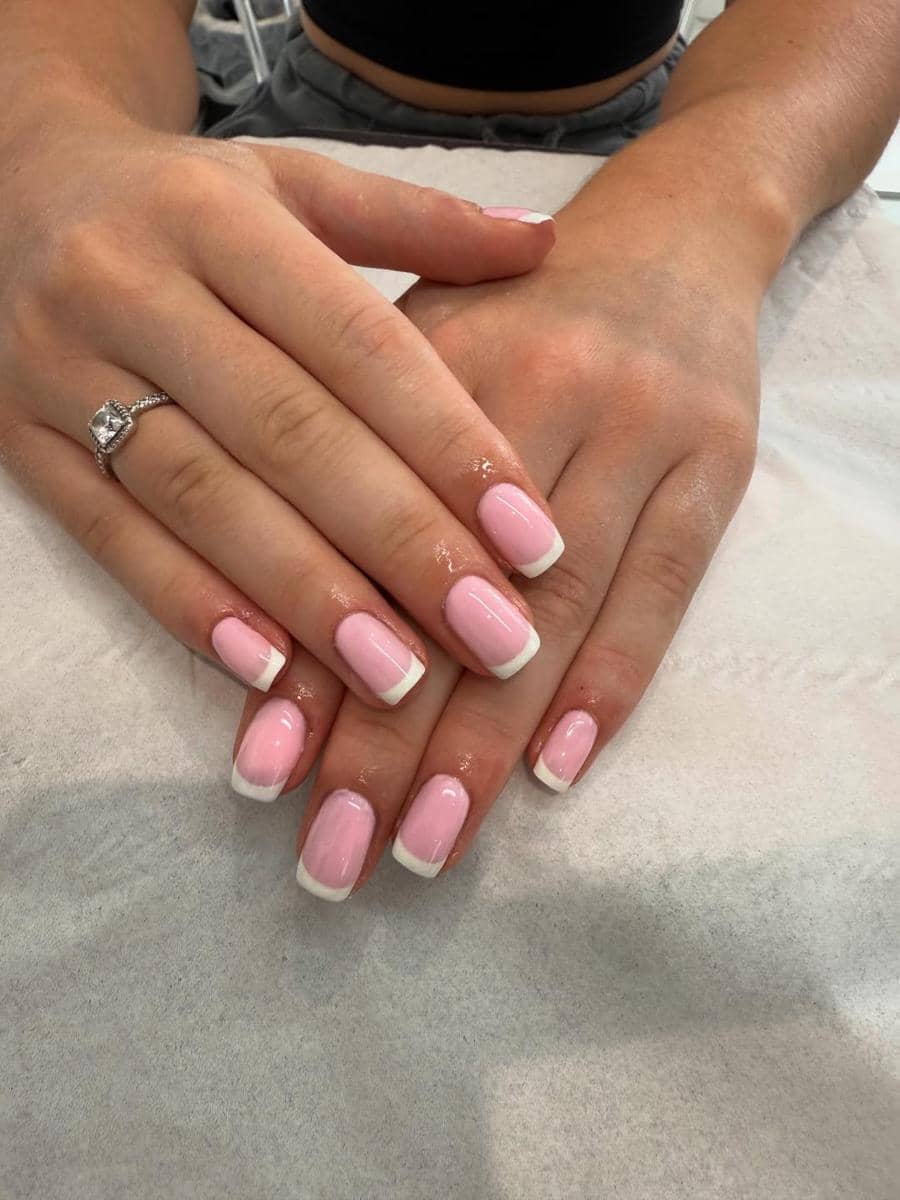 inspirasi nail art warna pink