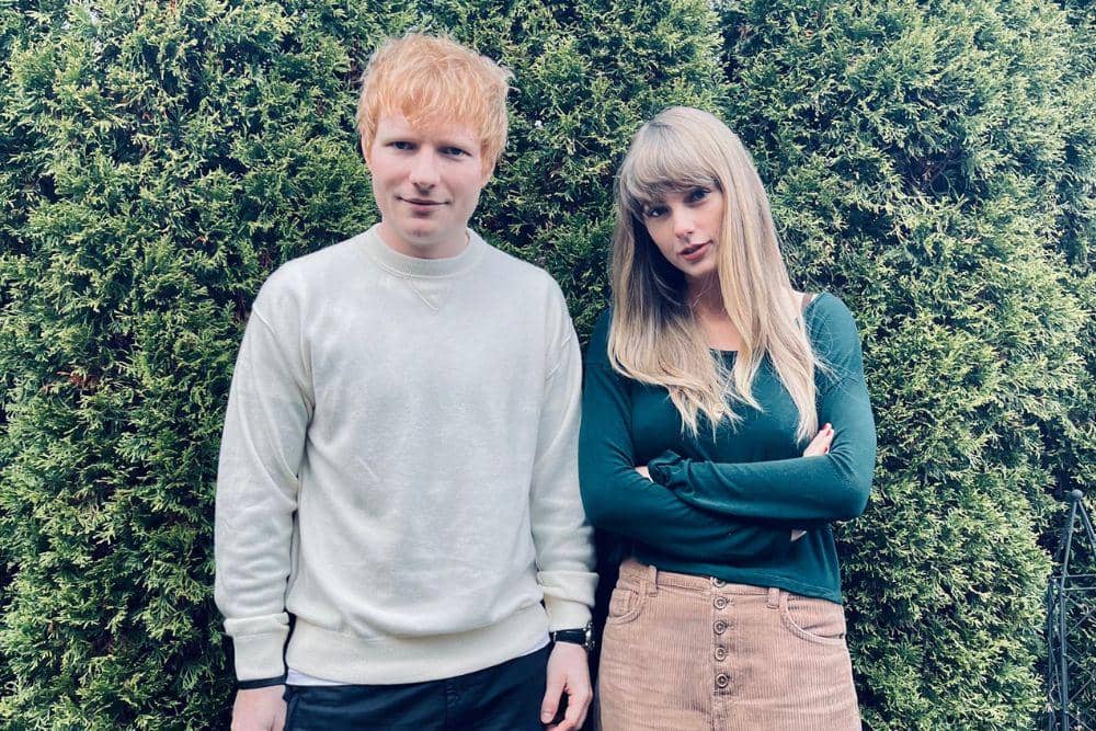 Potret Persahabatan Taylor Swift dan Ed Sheeran