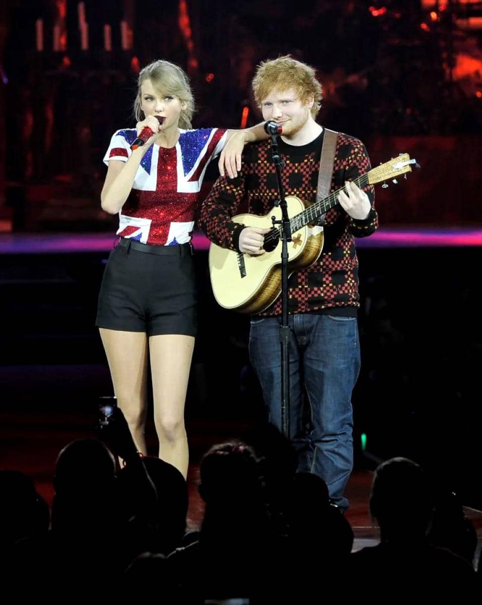 Potret Persahabatan Taylor Swift dan Ed Sheeran