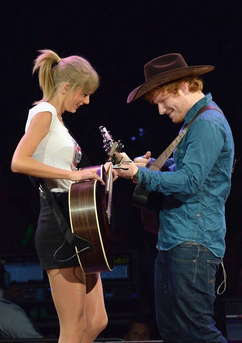 Potret Persahabatan Taylor Swift dan Ed Sheeran