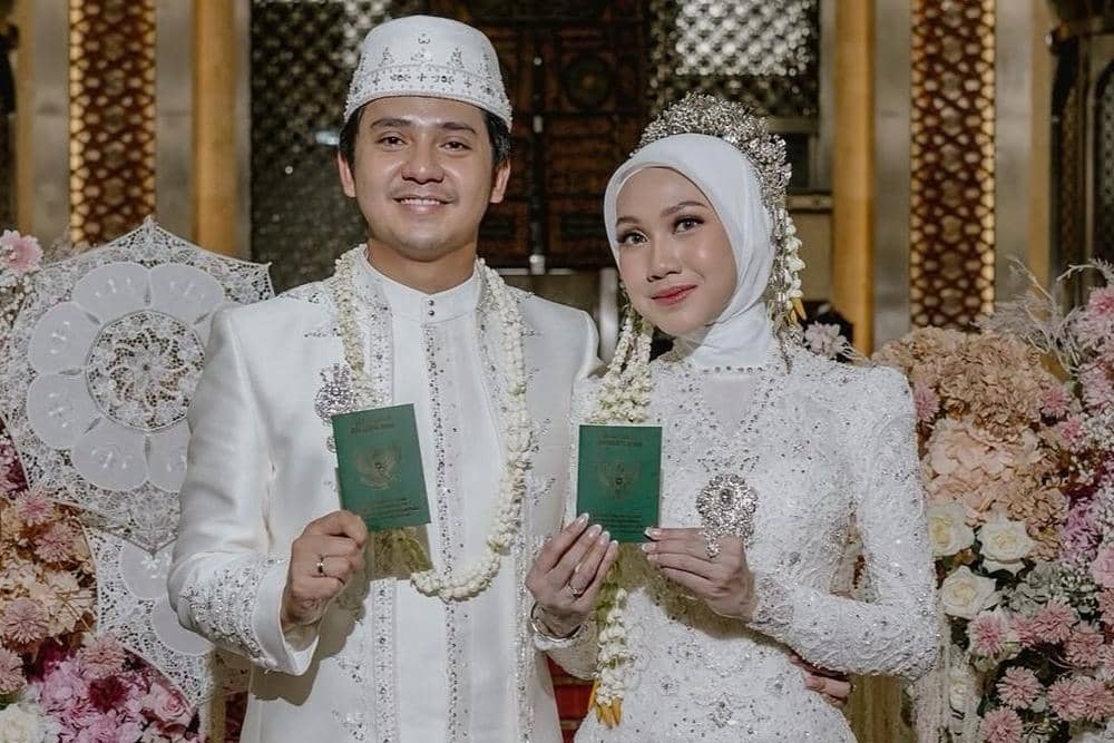 Pernikahan Arbani Yasiz dan Raissa Ramadhani (instagram.com/weddingmarket_id)