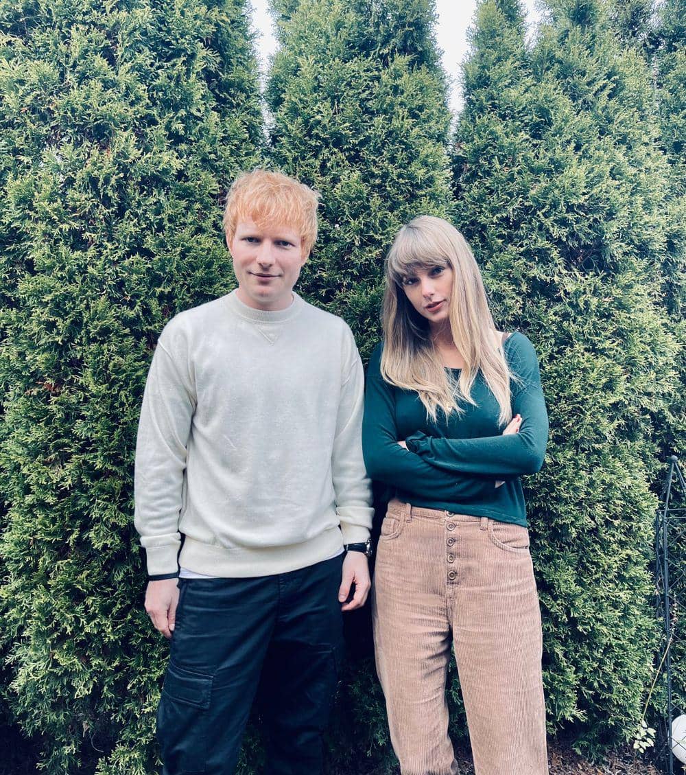 Potret Persahabatan Taylor Swift dan Ed Sheeran