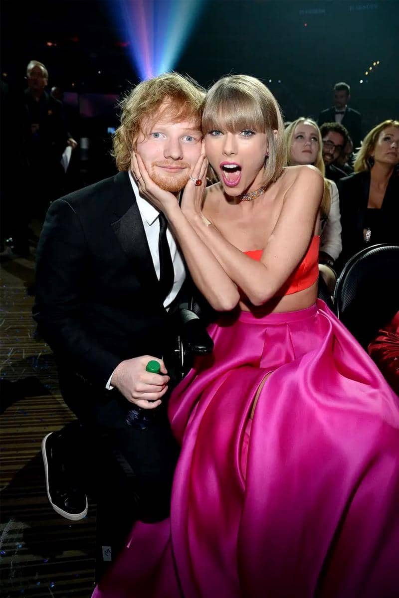Potret Persahabatan Taylor Swift dan Ed Sheeran