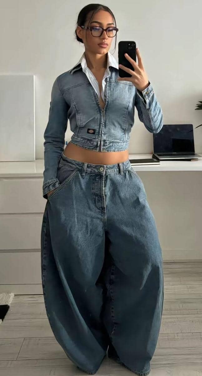 Barrel Jeans dan Jacket Jeans