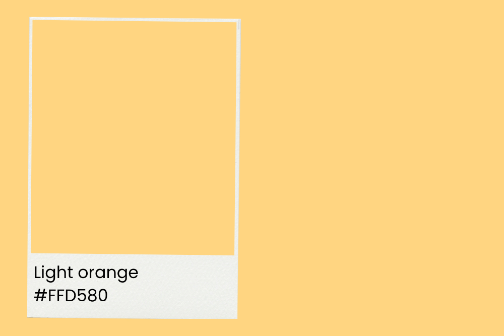 Light Orange – #FFD580