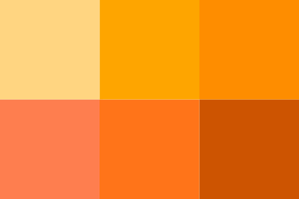 Cover macam macam warna orange