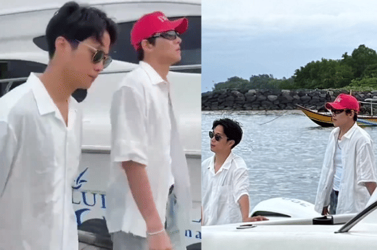 Potret Ji Chang Wook di pelabuhan Sire Angen
