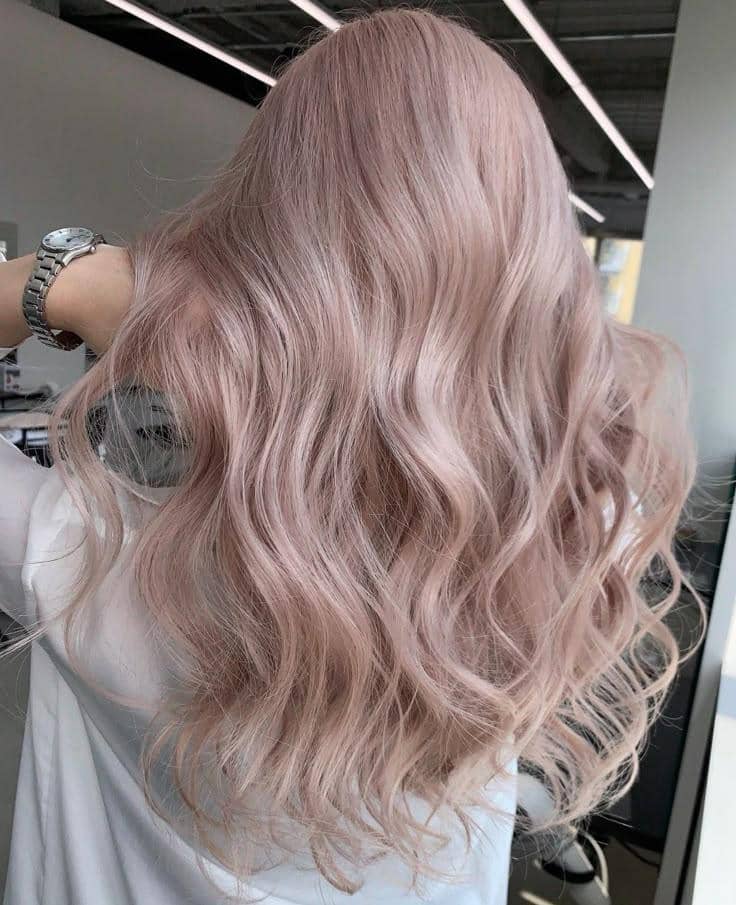 warna rambut ash blonde