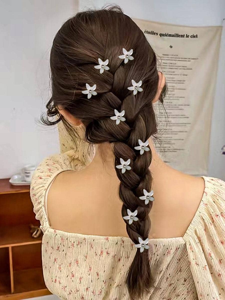 ide styling rambut kepang dengan aksesori