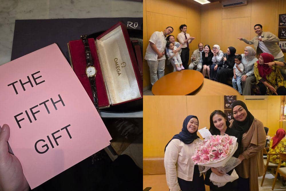Kado Ulang Tahun dari Omara Esteghlal untuk Prilly Latuconsina