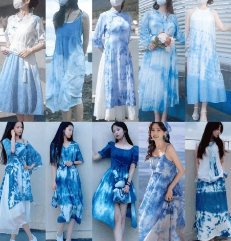 fashion biru langit