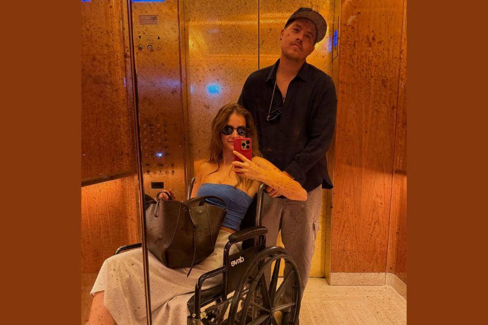 Dukungan Dylan Sprouse untuk Barbara Palvin 