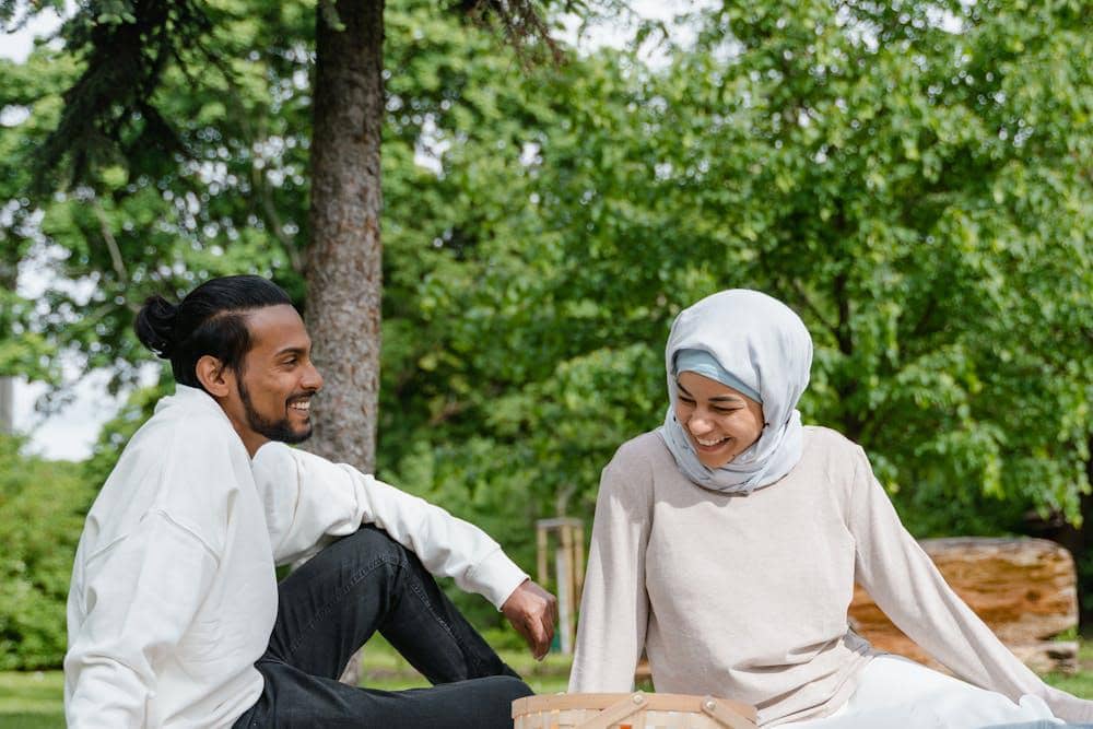 ilustrasi pasangan muslim (pexels.com/MART PRODUCTION)