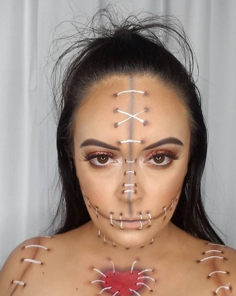 makeup karakter halloween