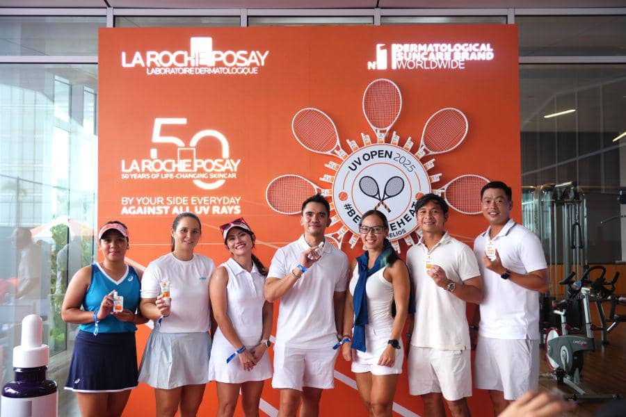 (Ki-Ka) Ray Arasy, Beatrice Gumulya, dr. Margaretha Indah Maharani, Pandu Brodjonegoro, dr. Ria Lestari, Christopher Rungkat & David Agung Sutanto dalam acara La Roche-Posay UV Open 2025.JPG