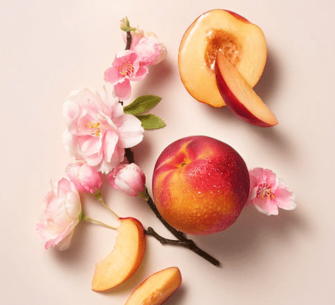 aroma pink pepper, orange blossom, dan pear