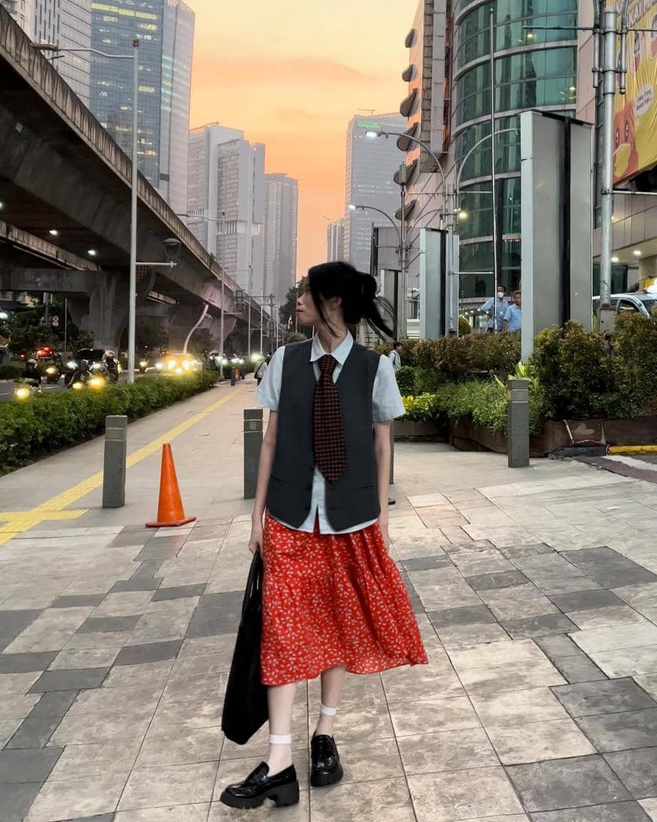 OOTD dengan vest
