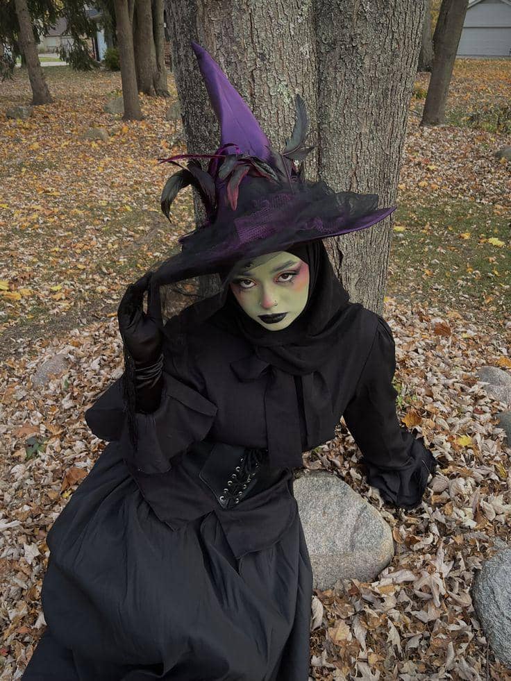 kostum Halloween wanita hijab
