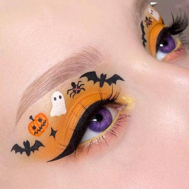 eye makeup Halloween