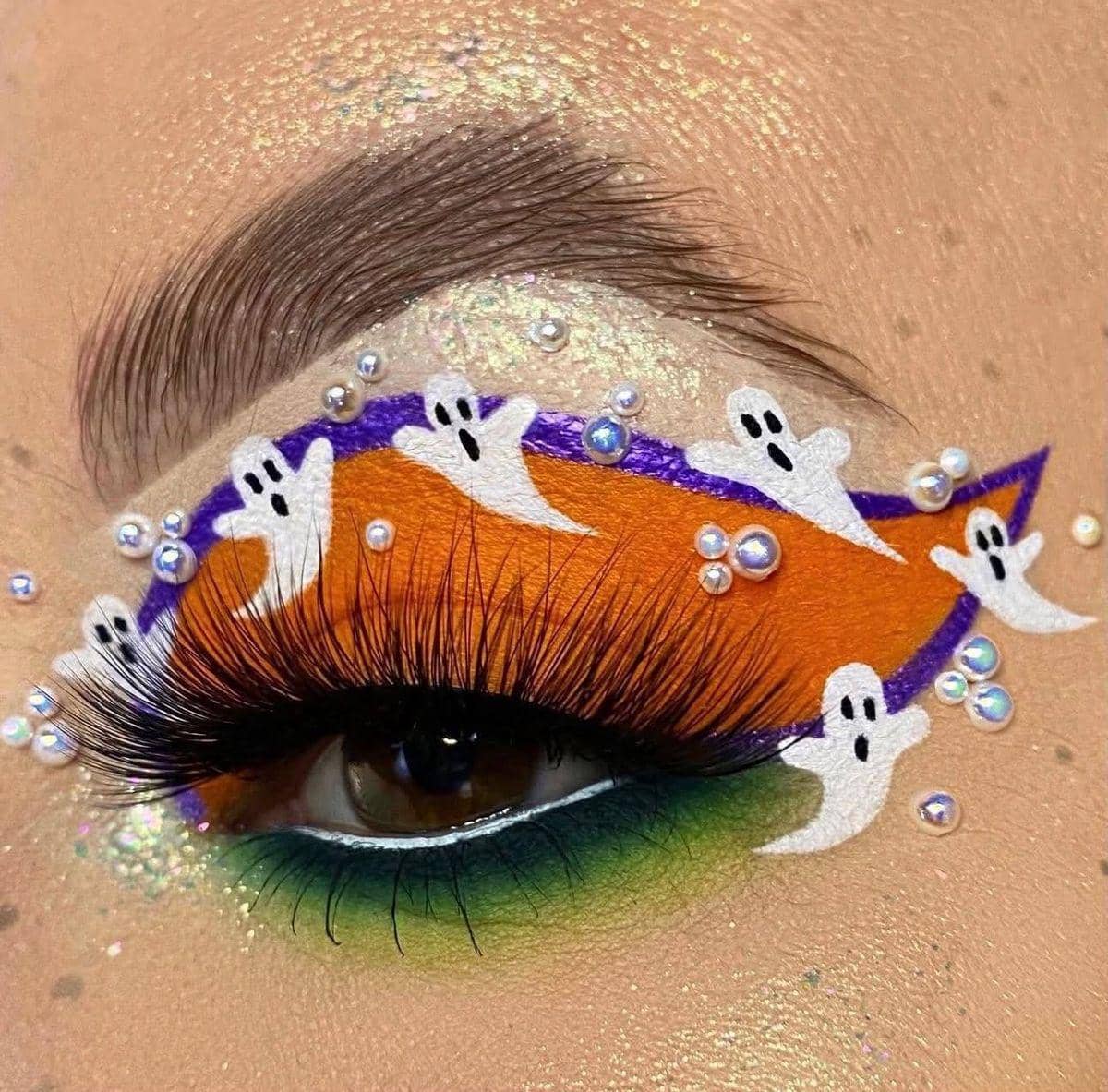 eye makeup Halloween
