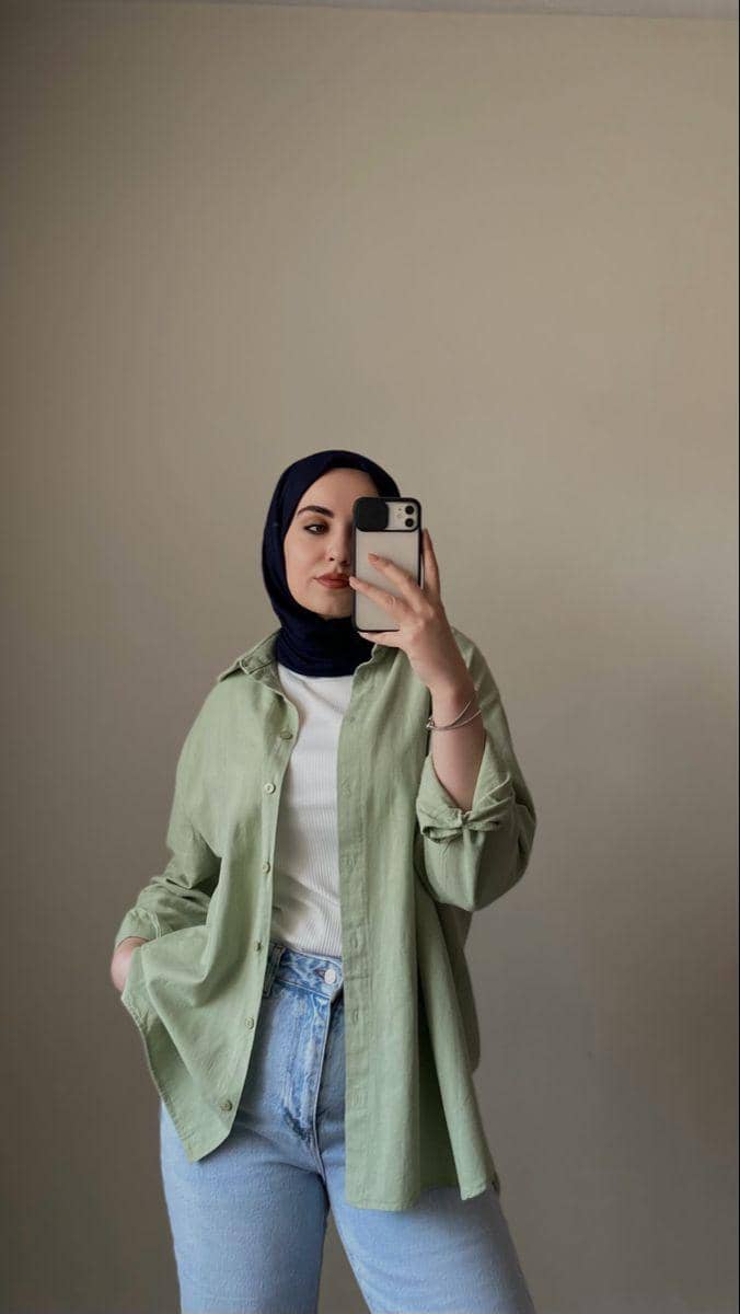 baju sage cocok dengan jilbab warna apa
