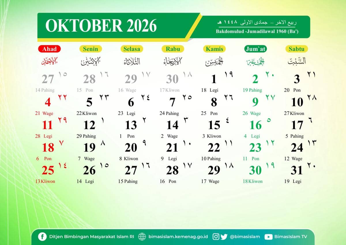 kalender jawa 2026