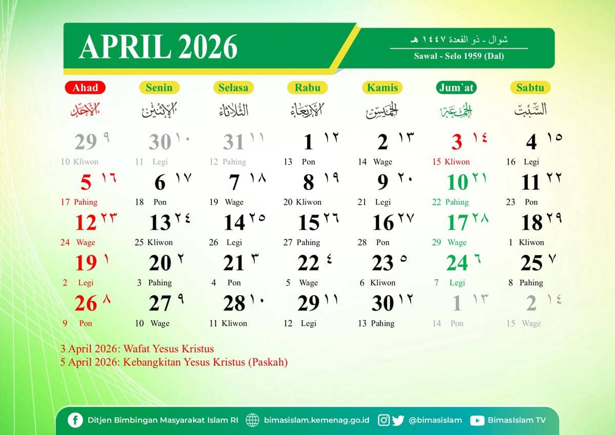 kalender jawa 2026
