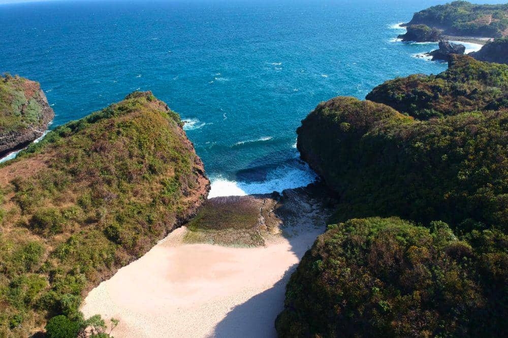 Pantai Sedahan, Gunungkidul. (Google Maps/Shidqi Irbah)