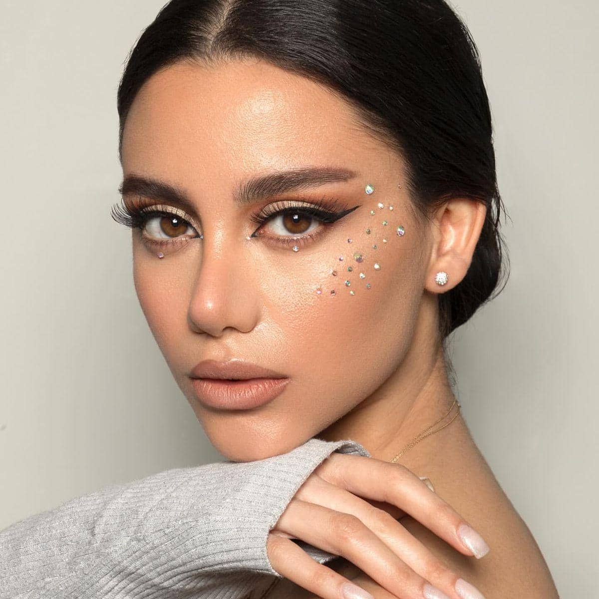 inspirasi eye makeup glam dan futuristik