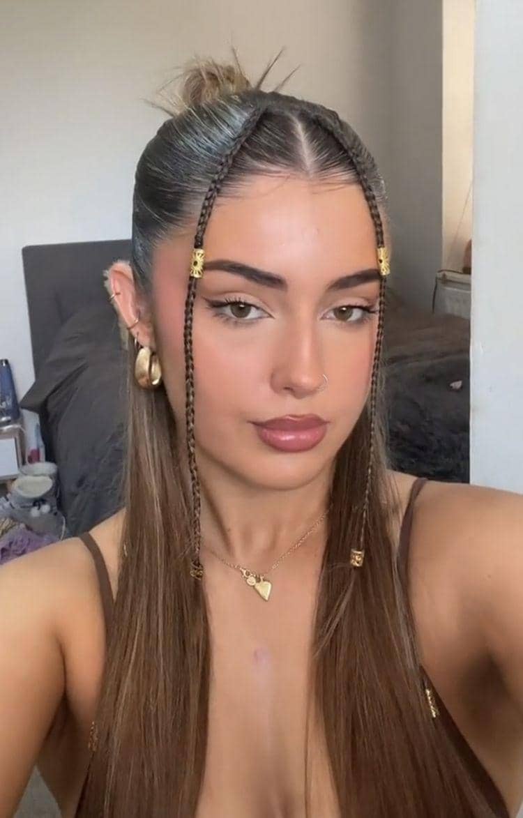 ide styling rambut dengan hair cuffs