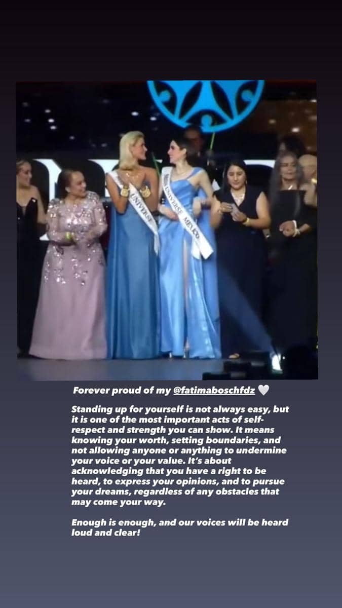 Fátima Bosch tak tinggal diam dalam menghadapi kejadian