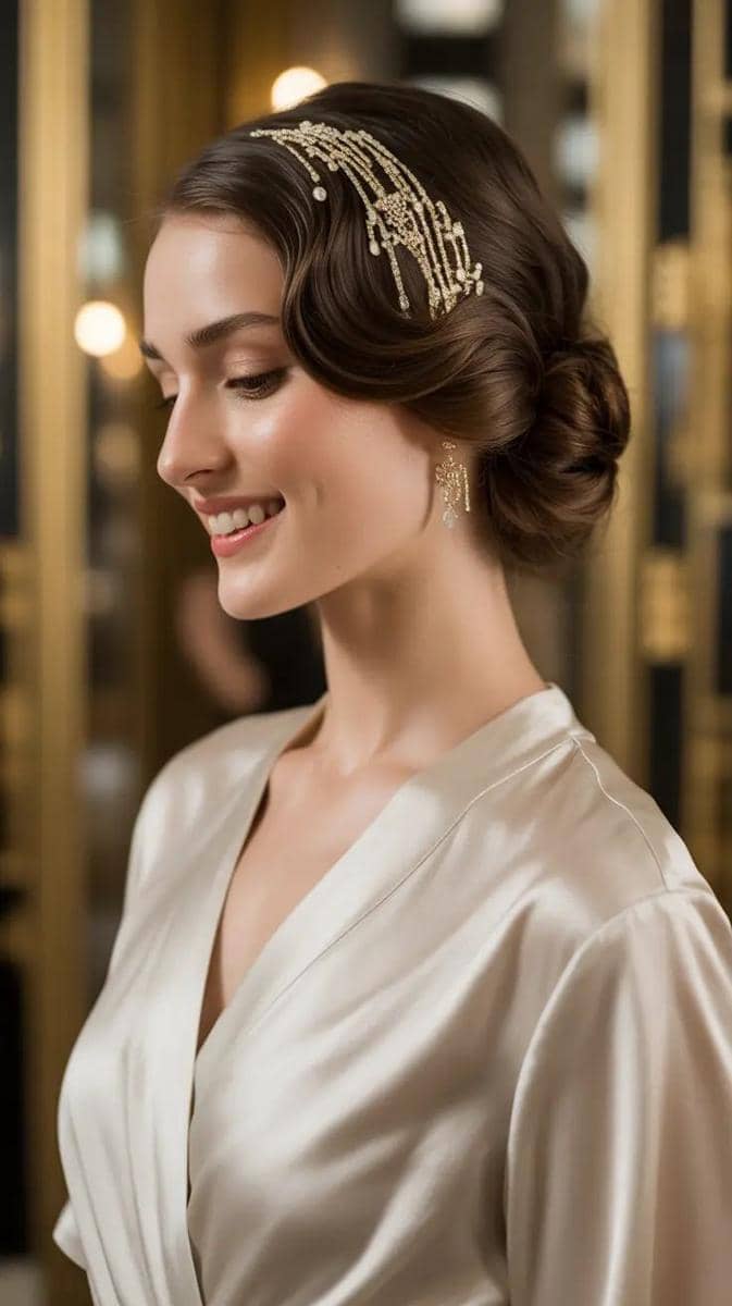 ide styling rambut pendek bergelombang