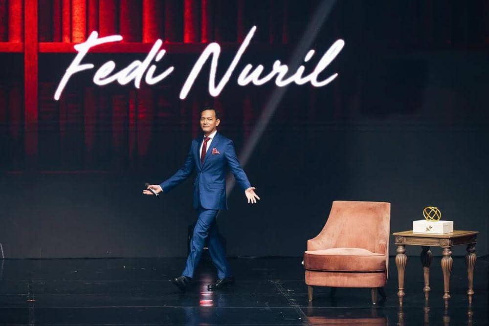 Fedi Nuril jadi bintang utama yang duduk di kursi panas pada acara Adili Idola: Celebrity Roast Fedi Nuril. (instagram.com/adiliidola)