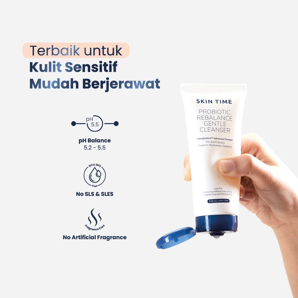 facewash yang mengandung probiotik dan prebiotik