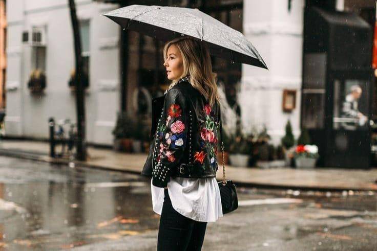 outfit musim hujan