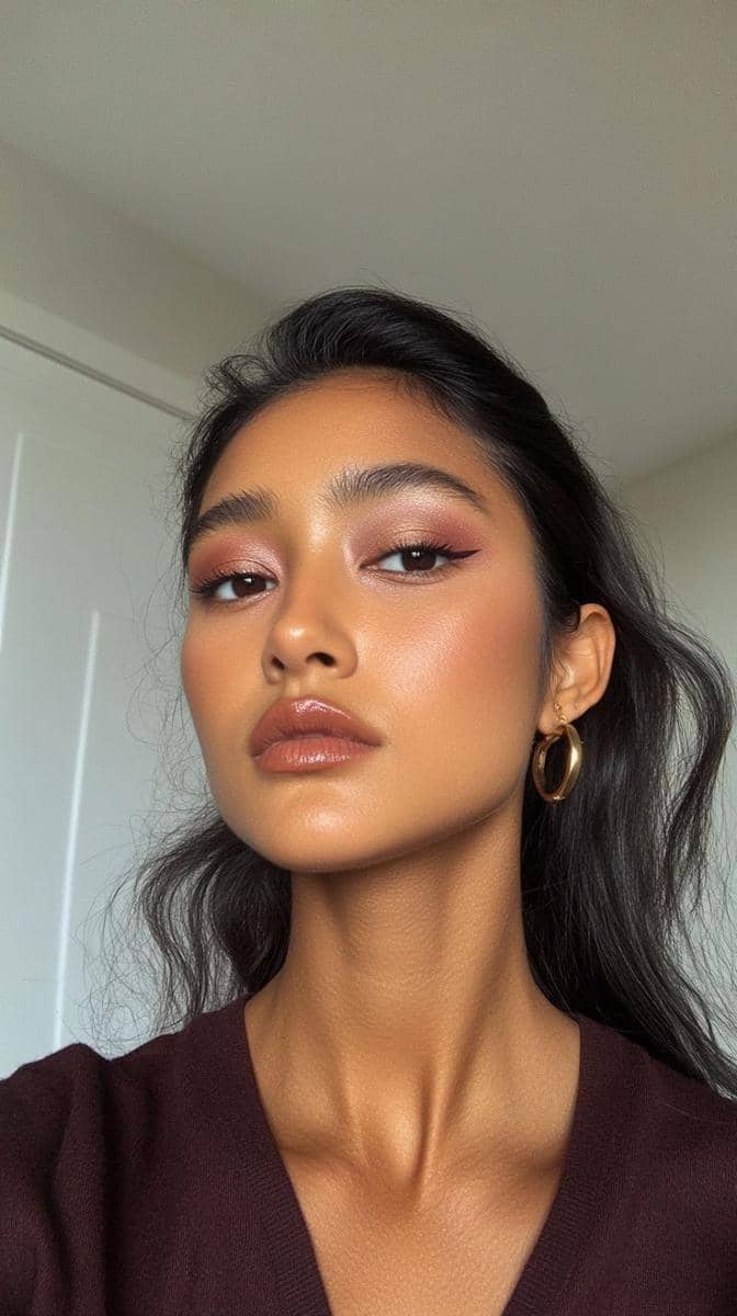 inspirasi makeup wisuda untuk kulit sawo matang