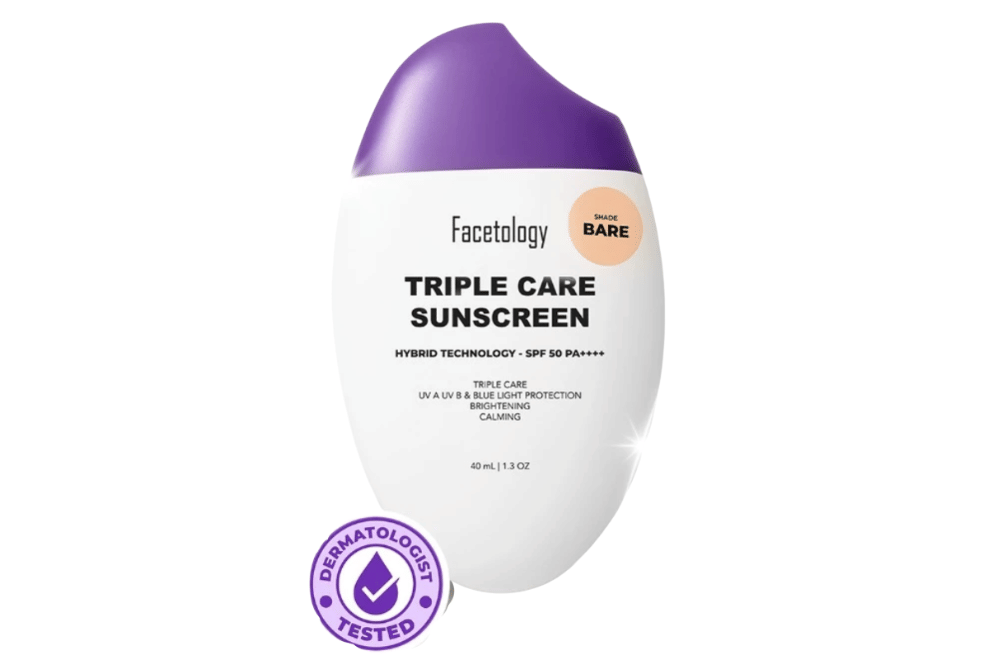 Facetology Triple Care Sunscreen Tinted SPF 50 PA++++