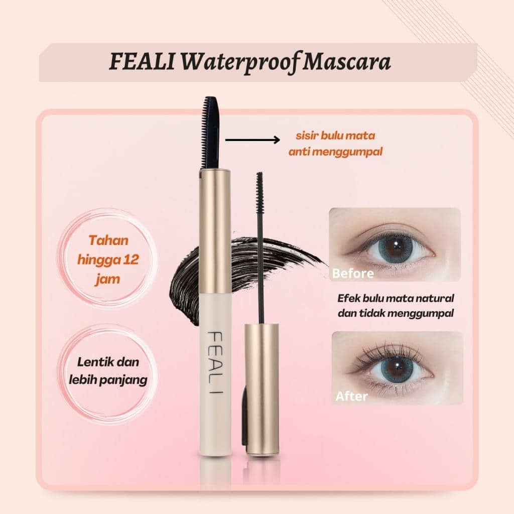 maskara waterproof yang mudah dibersihkan