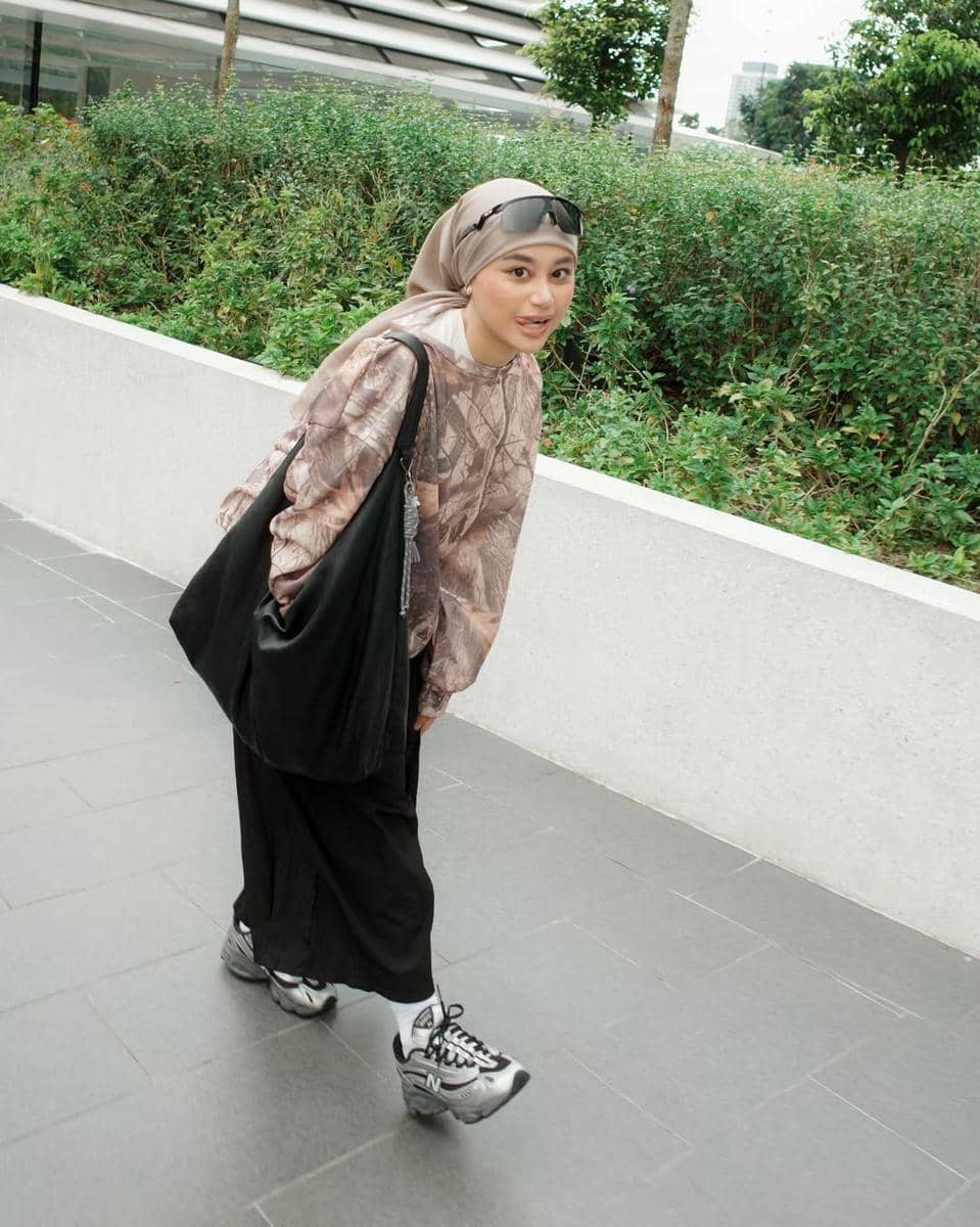 OOTD Hijab Turban ala Sara Muzam